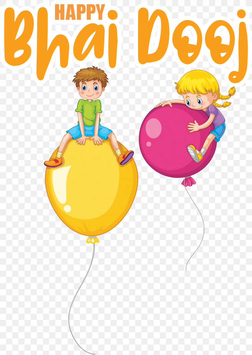 Bhai Dooj Bhai Beej Bhau Beej, PNG, 2130x2999px, Bhai Dooj, Attention, Balloon, Cartoon, Happiness Download Free