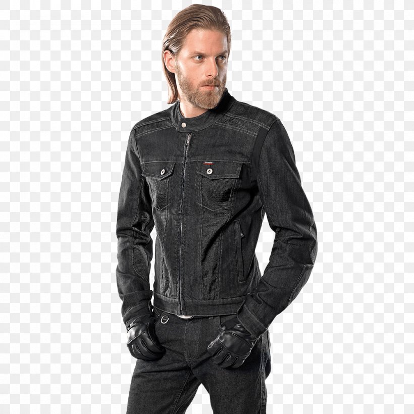 Hoodie Leather Jacket Clothing, PNG, 1000x1000px, Hoodie, Black, Clothing, Coat, Denim Download Free