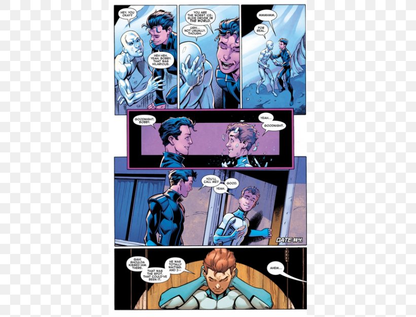Iceman Comics Negasonic Teenage Warhead Superhero All-New X-Men: Inevitable Vol. 4: IvX, PNG, 624x624px, Iceman, Allnew Xmen, Cartoon, Comic Book, Comics Download Free
