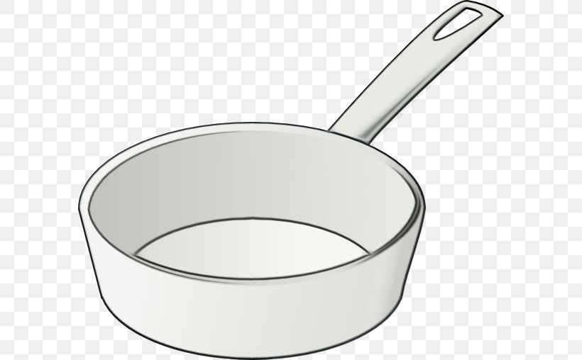 Saucepan Frying Pan Cookware And Bakeware Sauté Pan, PNG, 600x508px, Watercolor, Cookware And Bakeware, Frying Pan, Paint, Saucepan Download Free