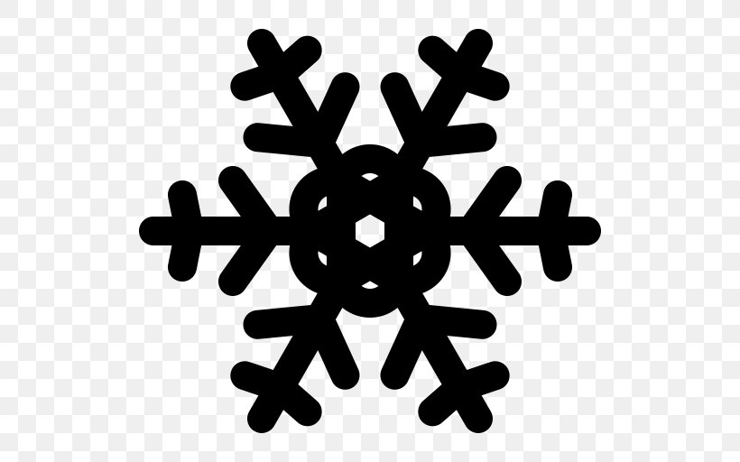 Snowflake Shape Clip Art, PNG, 512x512px, Snowflake, Black And White, Christmas, Christmas Decoration, Freezing Download Free