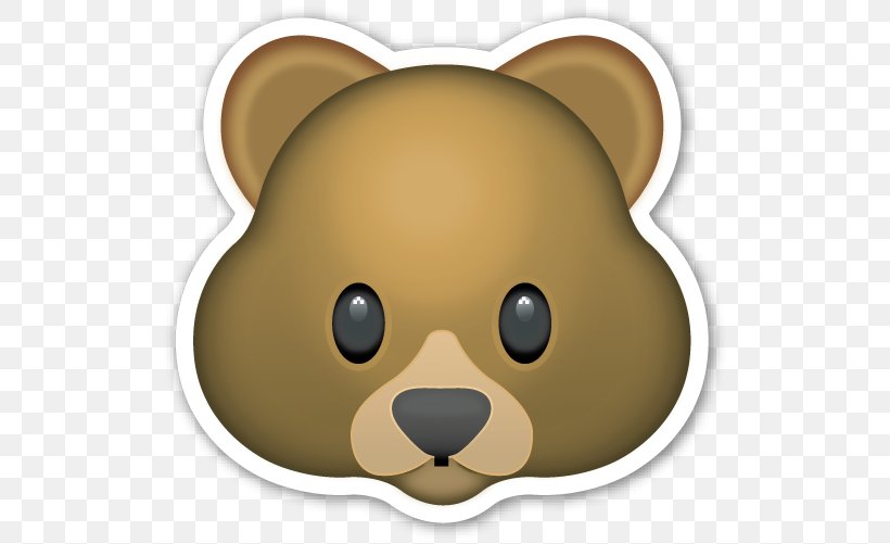 Bear T-shirt Emoji Sticker Clip Art, PNG, 528x501px, Watercolor, Cartoon, Flower, Frame, Heart Download Free