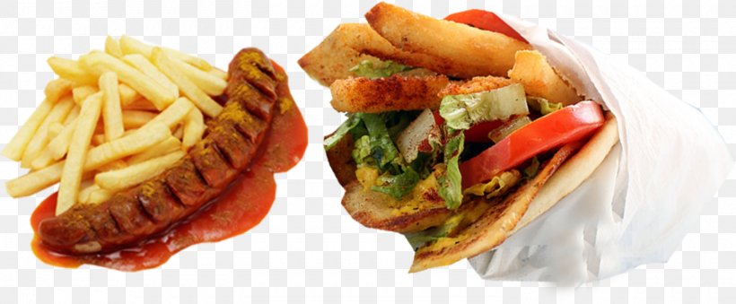 French Fries Slider Buffalo Burger Gyro Currywurst, PNG, 1500x621px, French Fries, American Bison, American Food, Appetizer, Buffalo Burger Download Free