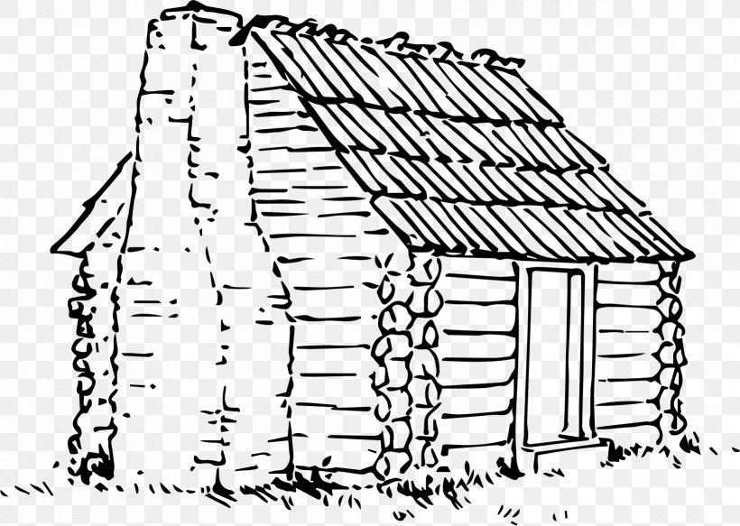 Log Cabin Drawing Line Art Clip Art, PNG, 1641x1167px, Log Cabin, Area, Art, Artwork, Black And White Download Free