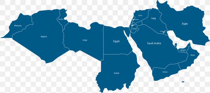 Middle East North Africa MENA World Map, PNG, 1182x526px, Middle East, Blue, Border, Country, Geography Download Free