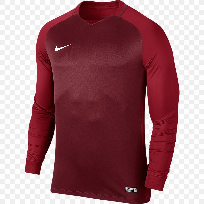 T-shirt Jersey Sleeve Nike, PNG, 1000x1000px, Tshirt, Active Shirt, Clothing, Dry Fit, Football Download Free