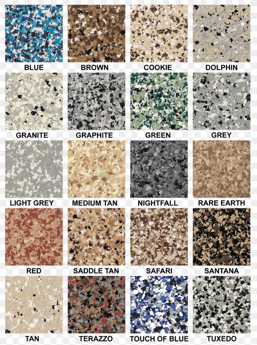 Epoxy Flooring Color Chart