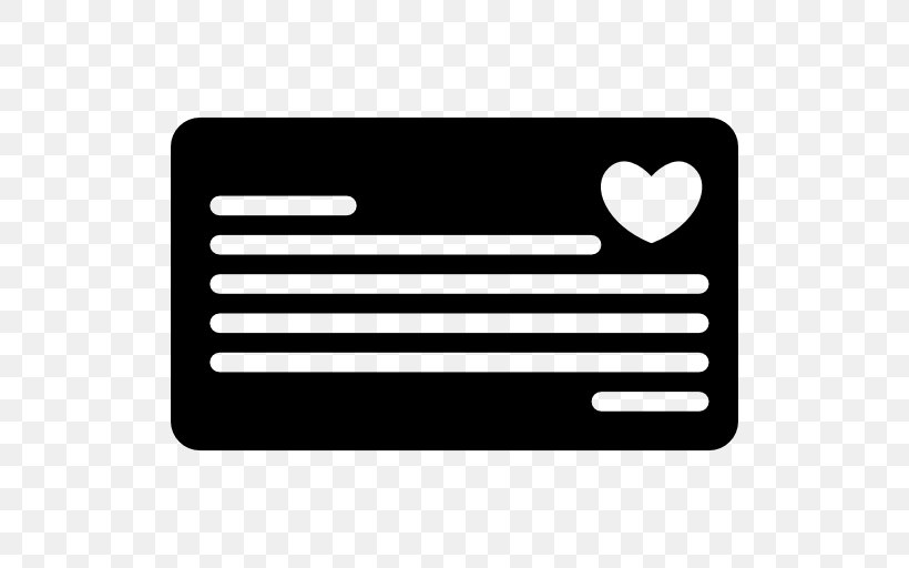 Love Computer Icons Valentine's Day Post Cards, PNG, 512x512px, Love, Black And White, Letter, Post Cards, Rectangle Download Free