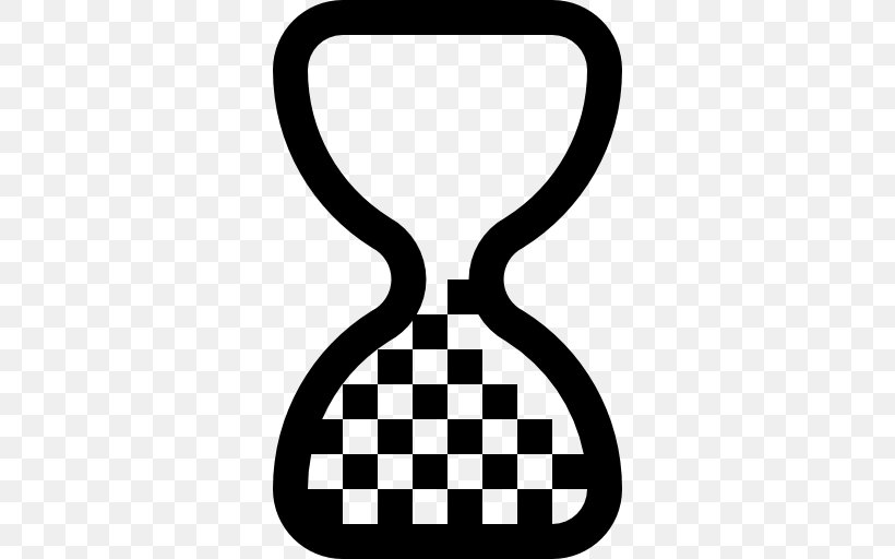 Hourglass Clock Time, PNG, 512x512px, Hourglass, Area, Black And White, Clock, Draughts Download Free