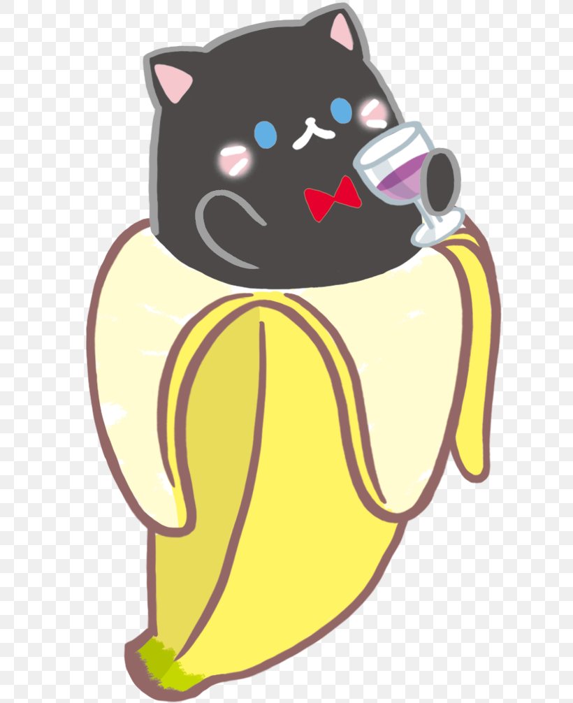 Whiskers Kitten ばなにゃ: バナナにひそむにゃんこ Banana Clip Art, PNG, 619x1006px, Whiskers, Art, Banana, Bananya, Canidae Download Free