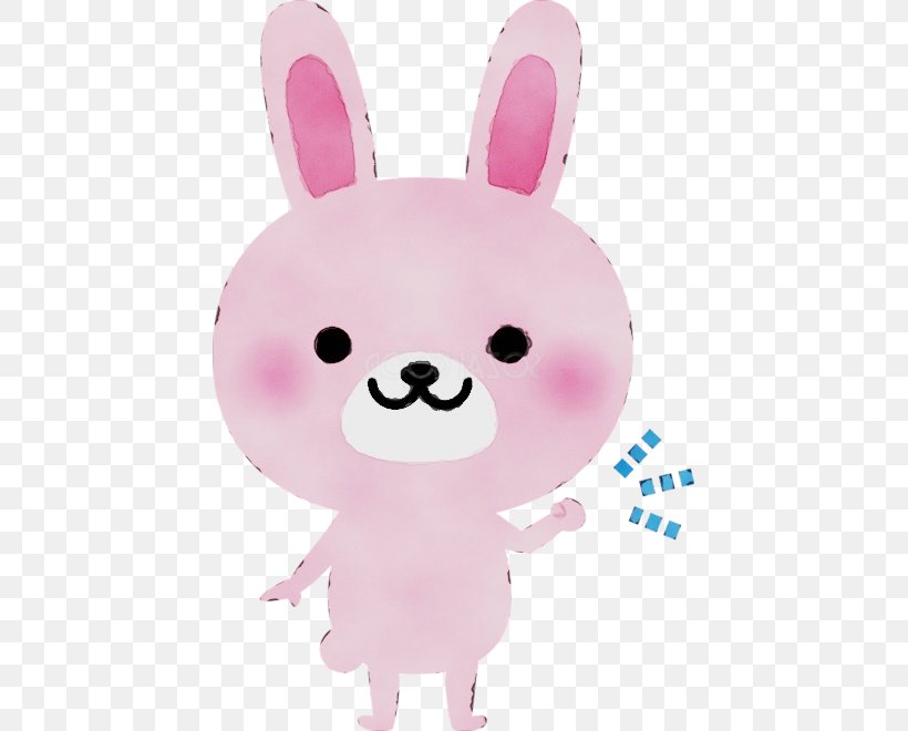 Easter Bunny, PNG, 435x660px, Watercolor, Animal Figure, Animation, Arubaito, Cartoon Download Free