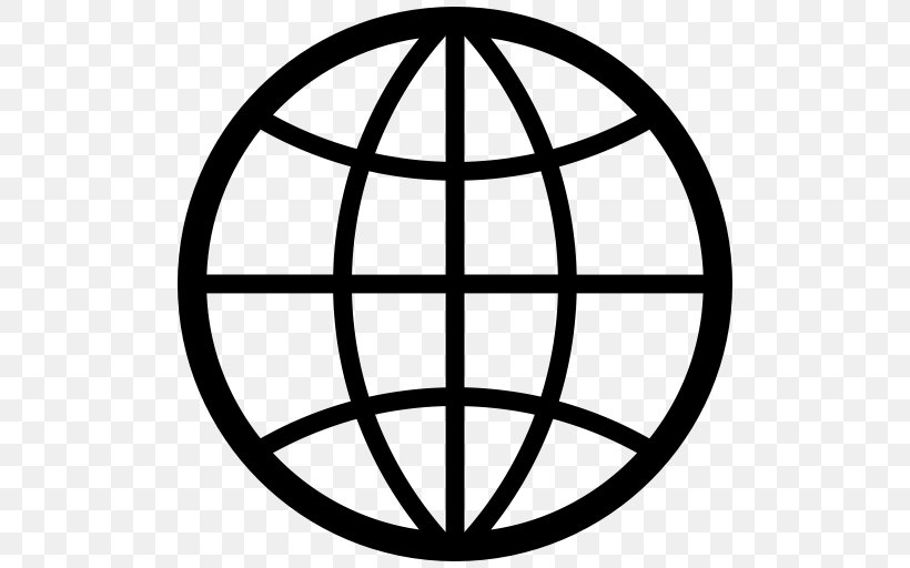 Globe World Map Clip Art, PNG, 512x512px, Globe, Area, Black And White, Blank Map, Line Art Download Free
