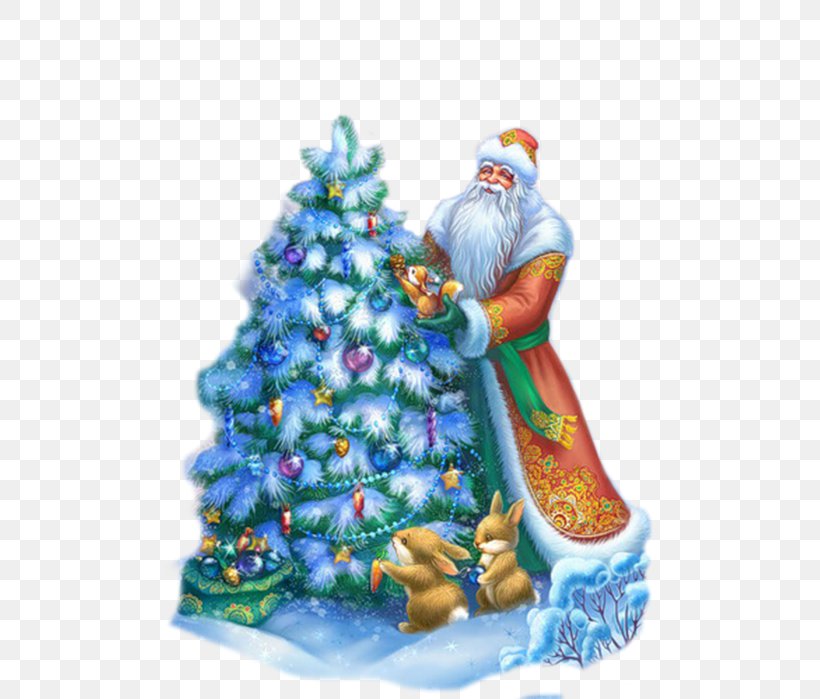 Santa Claus Ded Moroz Christmas Tree Snegurochka, PNG, 495x699px, Santa Claus, Christmas, Christmas Card, Christmas Decoration, Christmas Ornament Download Free