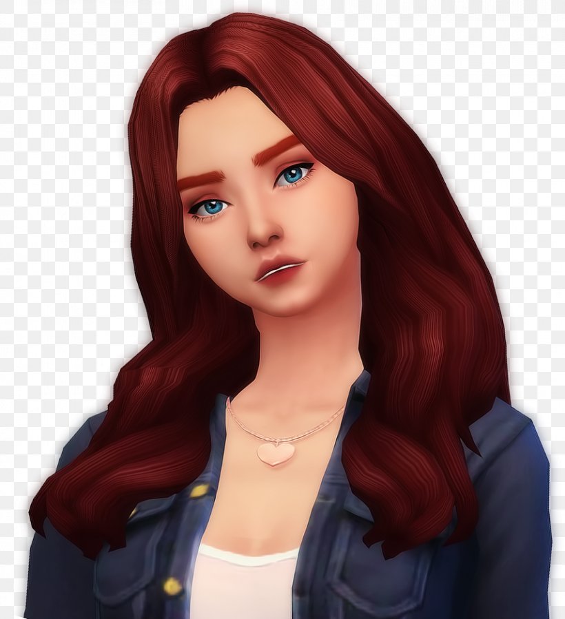 The Sims 4 The Sims FreePlay Minecraft Red Hair, PNG, 857x940px, Sims 4, Bangs, Braid, Brown Hair, Dye Download Free