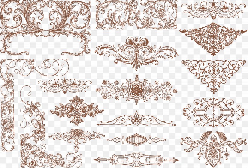 Visual Design Elements And Principles Ornament Pattern, PNG, 5704x3866px, Ornament, Calligraphy, Decorative Arts, Hair Accessory, Lace Download Free