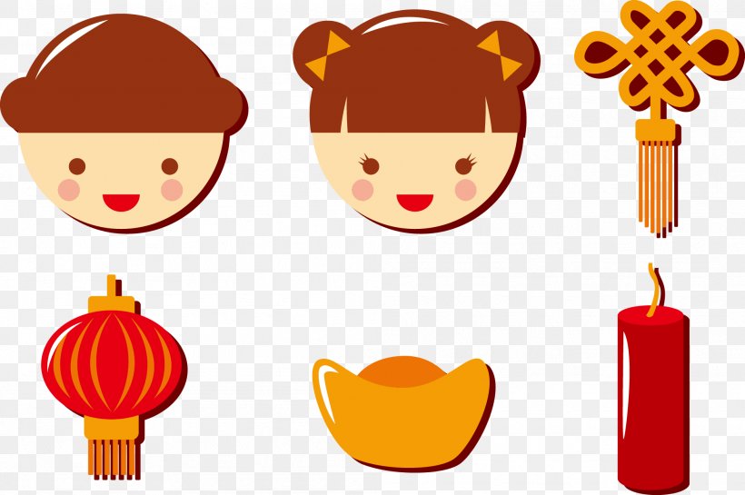 Chinese New Year Festival Doll, PNG, 1998x1330px, Chinese New Year, Collecting, Designer, Doll, Emoticon Download Free