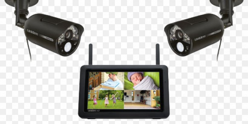 Closed-circuit Television Wireless Security Camera Surveillance Uniden UDR744 Outdoor Cameras With 7-Inch LCD Touchscreen (Black), PNG, 1000x500px, Closedcircuit Television, Camera, Camera Accessory, Camera Lens, Cameras Optics Download Free