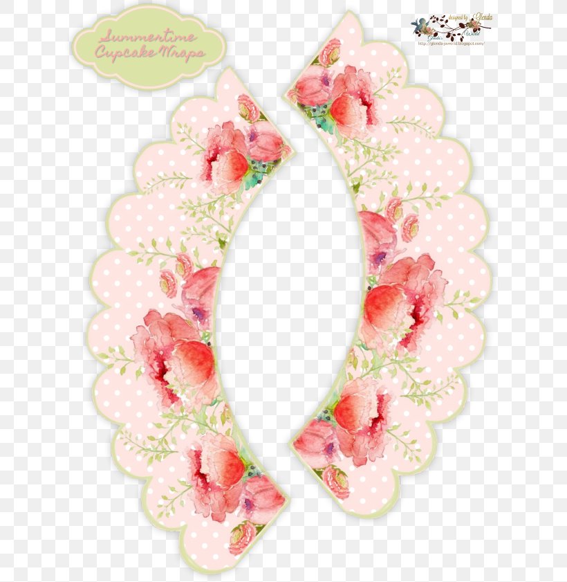 Cupcake Digital Scrapbooking Floral Design Blog Clip Art, PNG, 650x841px, Cupcake, Art, Blog, Cut Flowers, Digital Scrapbooking Download Free