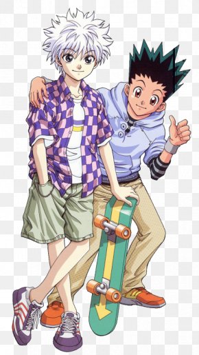 Killua And Gon Kiss - Killua Zoldyck Hunter X Hunter Gon Freecss Leorio Hunter Ã— Hunter PNG
