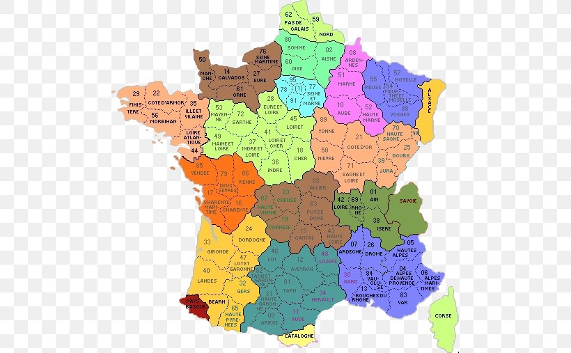 Regions Of France Departments Of France Metropolitan France Dordogne Grand Est, PNG, 499x507px, Regions Of France, Ain, Area, Departments Of France, Dordogne Download Free