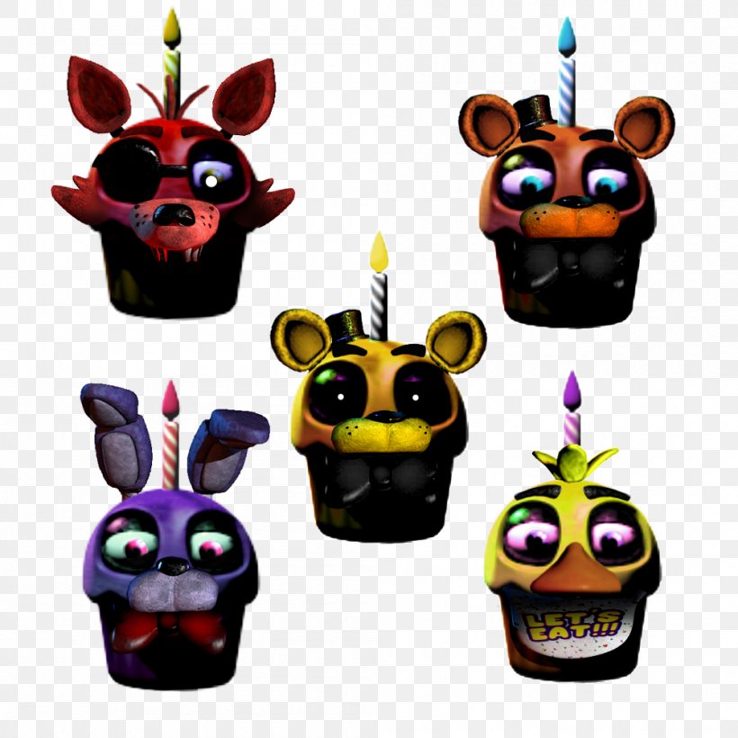 Five Nights At Freddy's 3 Cupcake Game, PNG, 1000x1000px, Cupcake, Almond, Baking, Game, Headgear Download Free