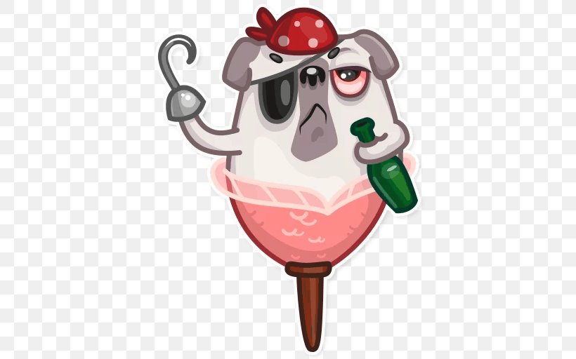 Pug Telegram Animal Sticker VKontakte, PNG, 512x512px, Pug, Animal, Cartoon, Character, Dog Download Free