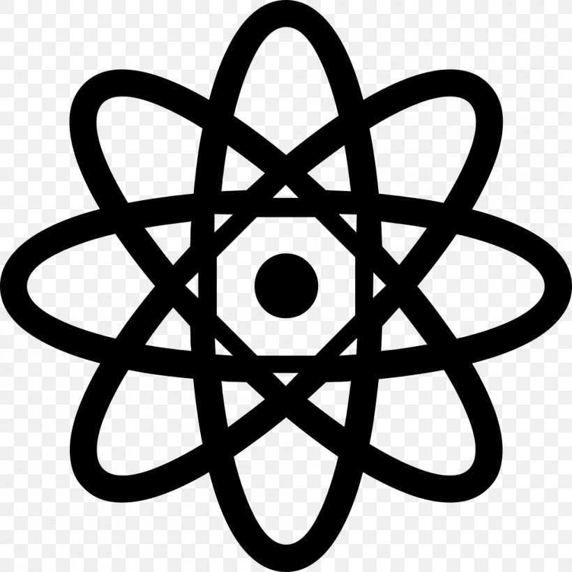Science Scientist Atom Symbol, PNG, 1000x1000px, Science, Atom, Black And White, Chemistry, Laboratory Download Free