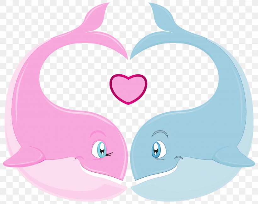 Valentines Day Cartoon, PNG, 3000x2381px, Watercolor, Art, Blue Whale, Cartoon, Drawing Download Free