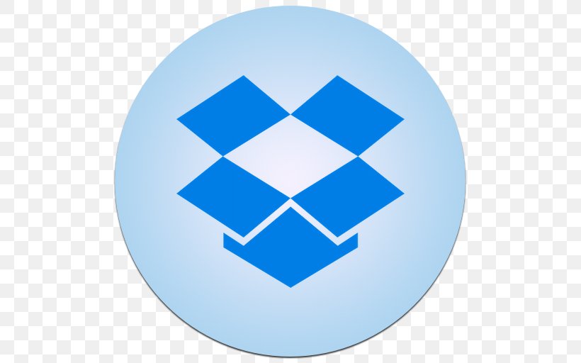 Electric Blue Symbol Circle, PNG, 512x512px, Dropbox, Blue, Computer, Electric Blue, File Hosting Service Download Free