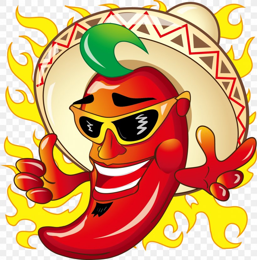 Jalapexf1o Mexican Cuisine Chili Pepper Cartoon, PNG, 1885x1913px, Mexican Cuisine, Art, Capsicum, Capsicum Annuum, Cartoon Download Free