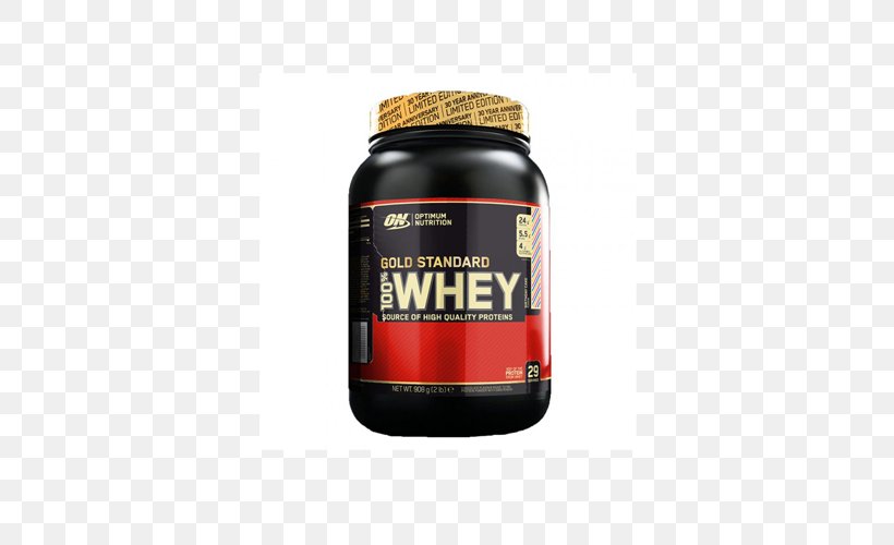 Optimum Nutrition Gold Standard 100% Whey Whey Protein Bodybuilding Supplement, PNG, 500x500px, Whey Protein, Bodybuilding Supplement, Brand, Dietary Supplement, Ingredient Download Free