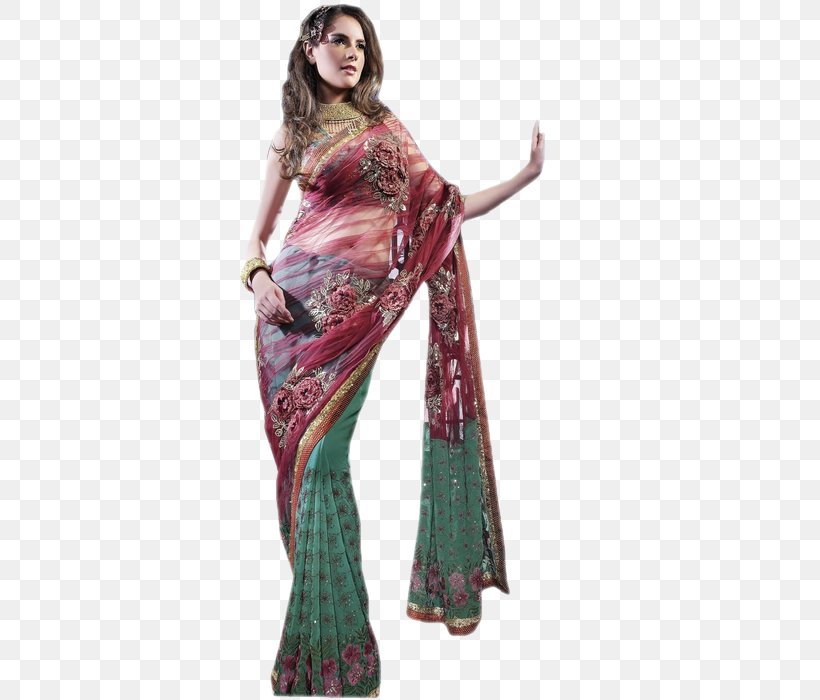 Sari Maroon Dress, PNG, 500x700px, Sari, Clothing, Day Dress, Dress, Magenta Download Free