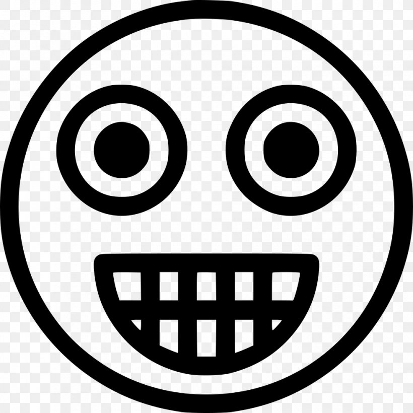 Smiley Emoticon Clip Art, PNG, 980x980px, Smiley, Black And White, Emoticon, Face, Facial Expression Download Free