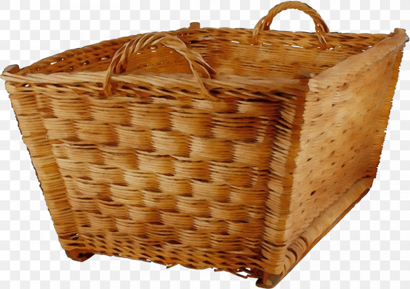 Storage Basket Basket Wicker Hamper Laundry Basket, PNG, 856x603px, Watercolor, Basket, Hamper, Home Accessories, Laundry Basket Download Free
