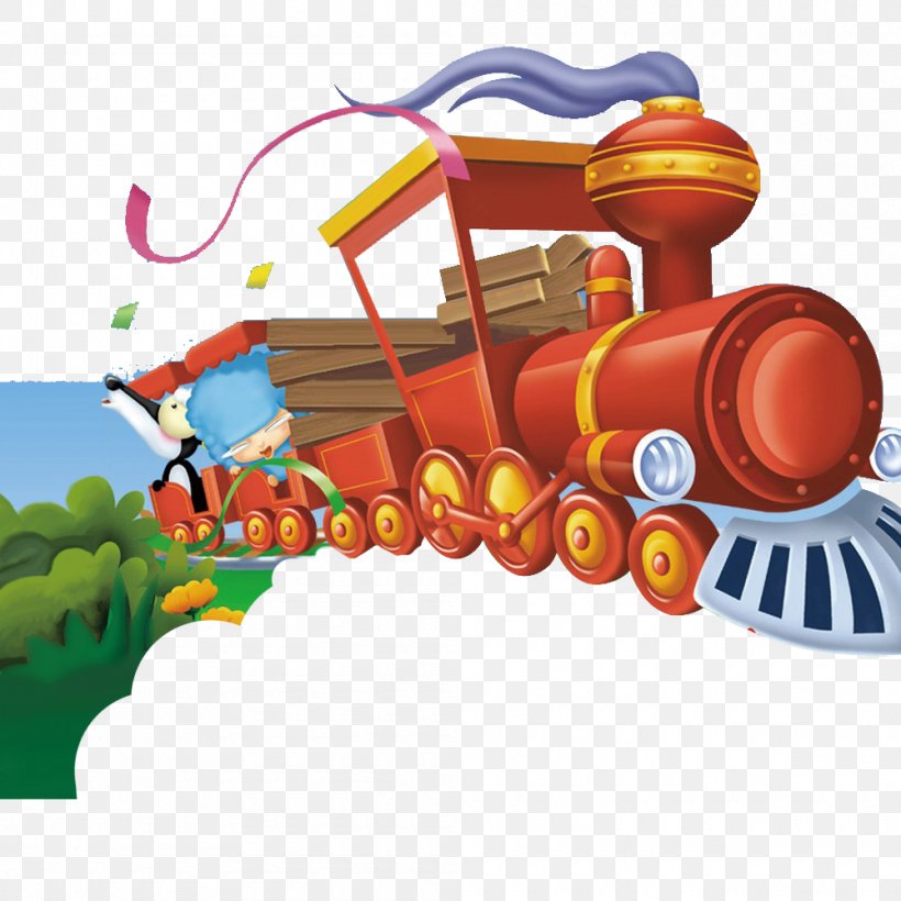 Toy Train Locomotive Computer File, PNG, 1000x1000px, Train, Cartoon, Child, Designer, Locomotive Download Free