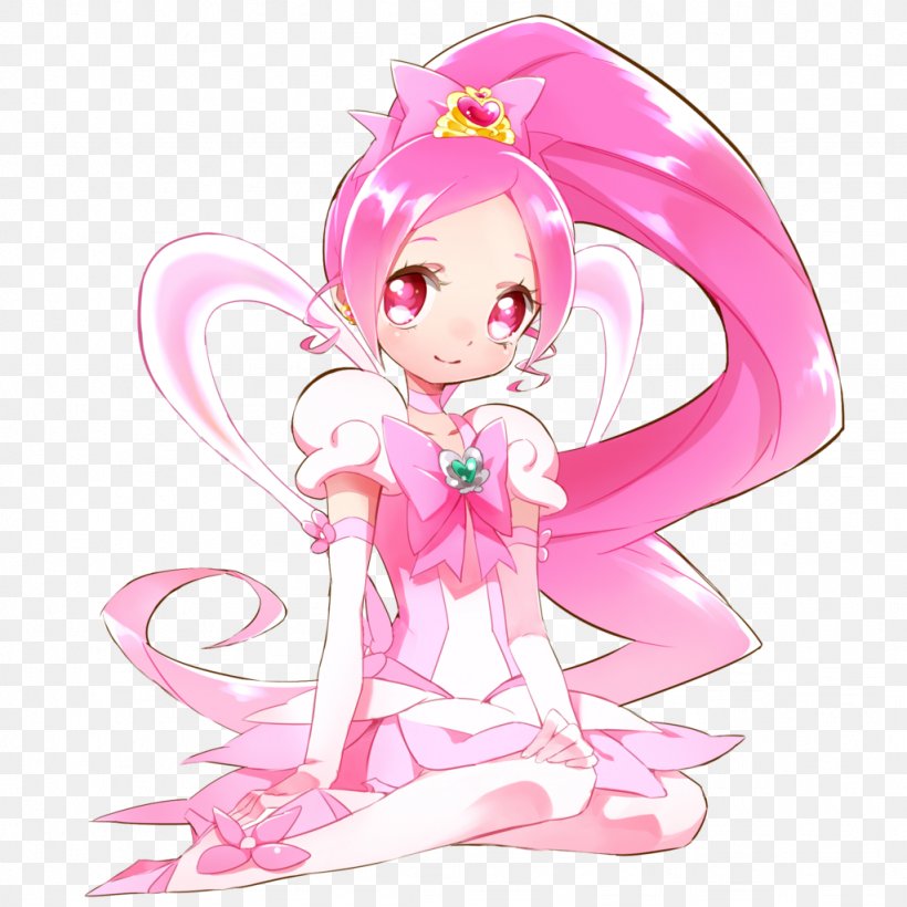 Fairy Pretty Cure Wanna Clip Art, PNG, 1024x1024px, Watercolor, Cartoon, Flower, Frame, Heart Download Free