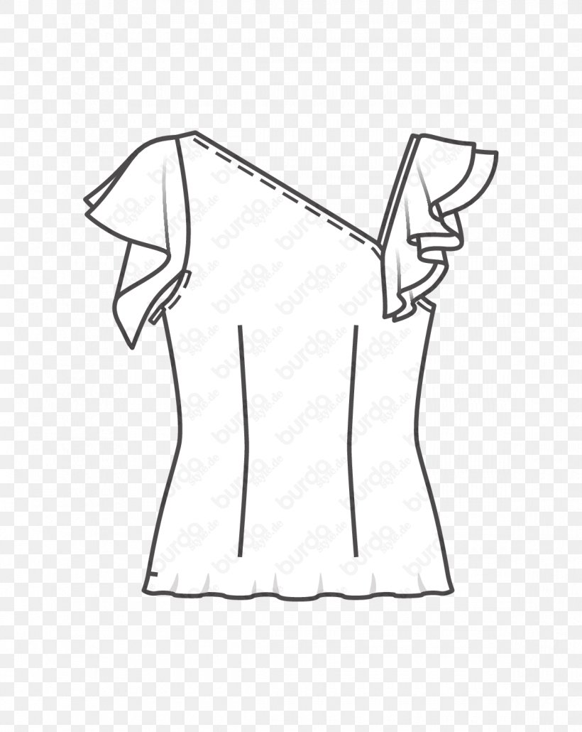 T-shirt Shoulder White Sleeve Dress, PNG, 1170x1470px, Tshirt, Black, Black And White, Clothing, Dress Download Free