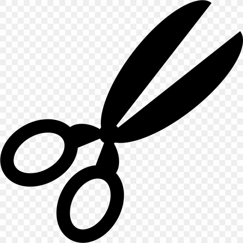 Scissors Symbol Clip Art, PNG, 981x982px, Scissors, Artwork, Black, Black And White, Geometric Shape Download Free