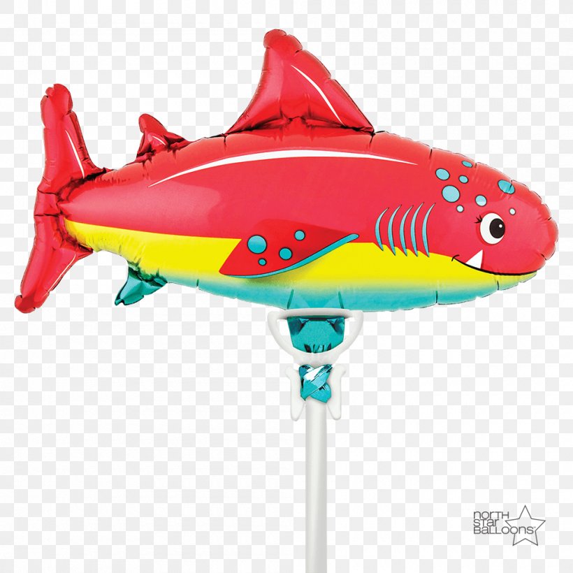 Unique Foil Circus Animal Baby Shower Balloon Shark Foil Balloon Best Of British Helium, PNG, 1000x1000px, Balloon, Air, Fish, Gas, Helium Download Free