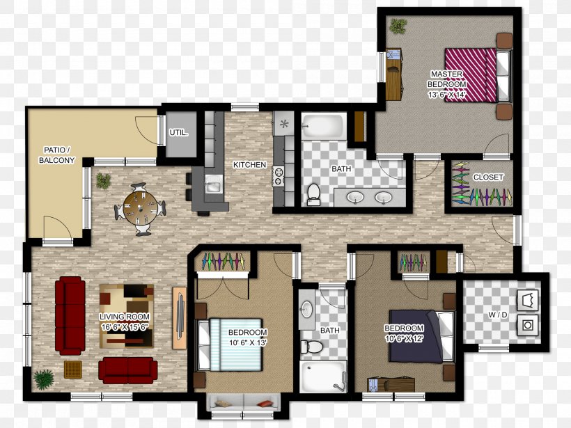 Floor Plan House Plan Bungalow Home, PNG, 2000x1500px, Floor Plan, Arts And Crafts Movement, Bathroom, Bedroom, Building Download Free