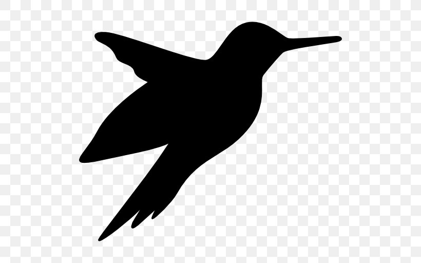Hummingbird, PNG, 512x512px, Hummingbird, Animal, Beak, Bird, Black And White Download Free