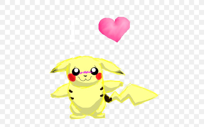 Pikachu Pokémon Character, PNG, 512x512px, Watercolor, Cartoon, Flower, Frame, Heart Download Free