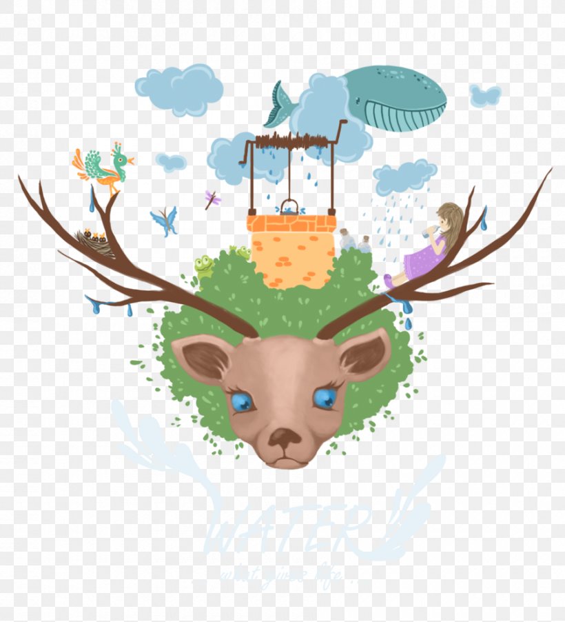 Reindeer Art Raffle Game, PNG, 900x990px, Watercolor, Cartoon, Flower, Frame, Heart Download Free