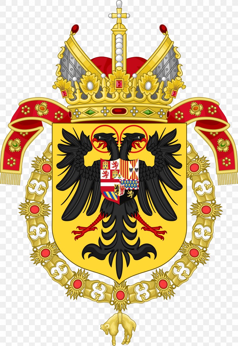 Coat Of Arms Of Charles V, Holy Roman Emperor Coat Of Arms Of Charles V, Holy Roman Emperor Monarch, PNG, 2000x2908px, Holy Roman Emperor, Archduke, Charles V, Coat Of Arms, Crest Download Free