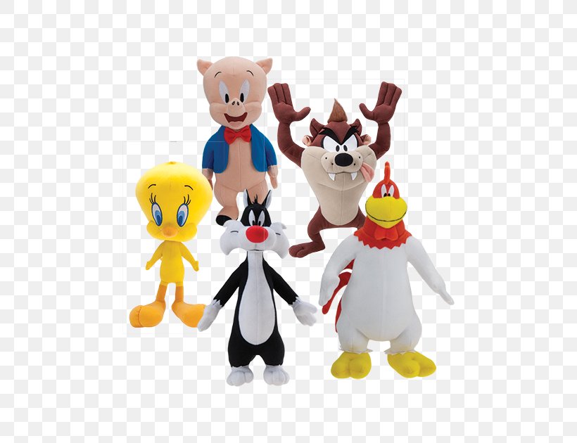 Stuffed Animals & Cuddly Toys Plush Looney Tunes Action & Toy Figures, PNG, 600x630px, Stuffed Animals Cuddly Toys, Action Figure, Action Toy Figures, Animal Figure, Animal Figurine Download Free