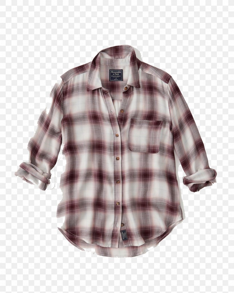T-shirt Blouse Tartan Full Plaid, PNG, 1900x2375px, Tshirt, Abercrombie Fitch, Blouse, Button, Clothing Download Free