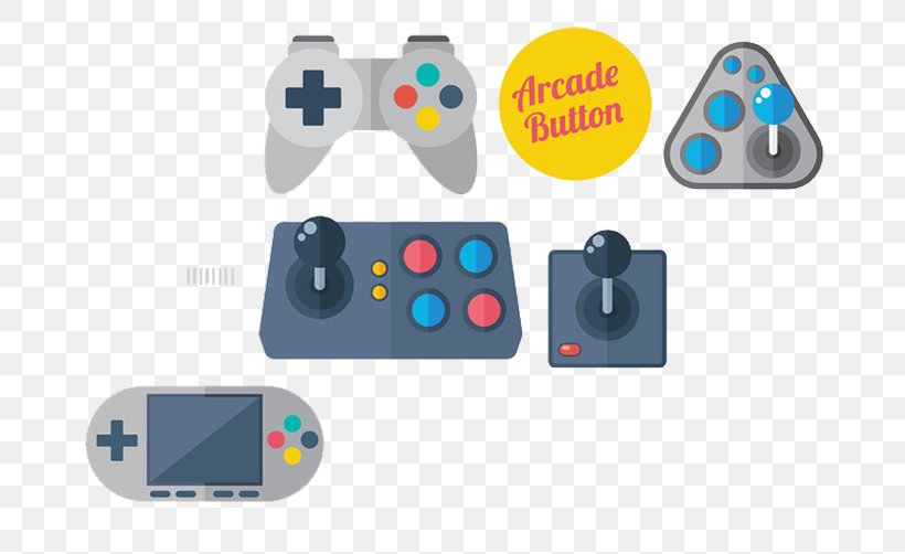 Joystick Video Game Console Game Controller Euclidean Vector, PNG, 717x502px, Joystick, Computer Hardware, Electronic Device, Electronics, Electronics Accessory Download Free