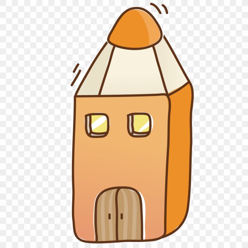 Pencil, PNG, 1000x1000px, Pencil, Architecture, Cabin, Cabin In The Woods, Cartoon Download Free