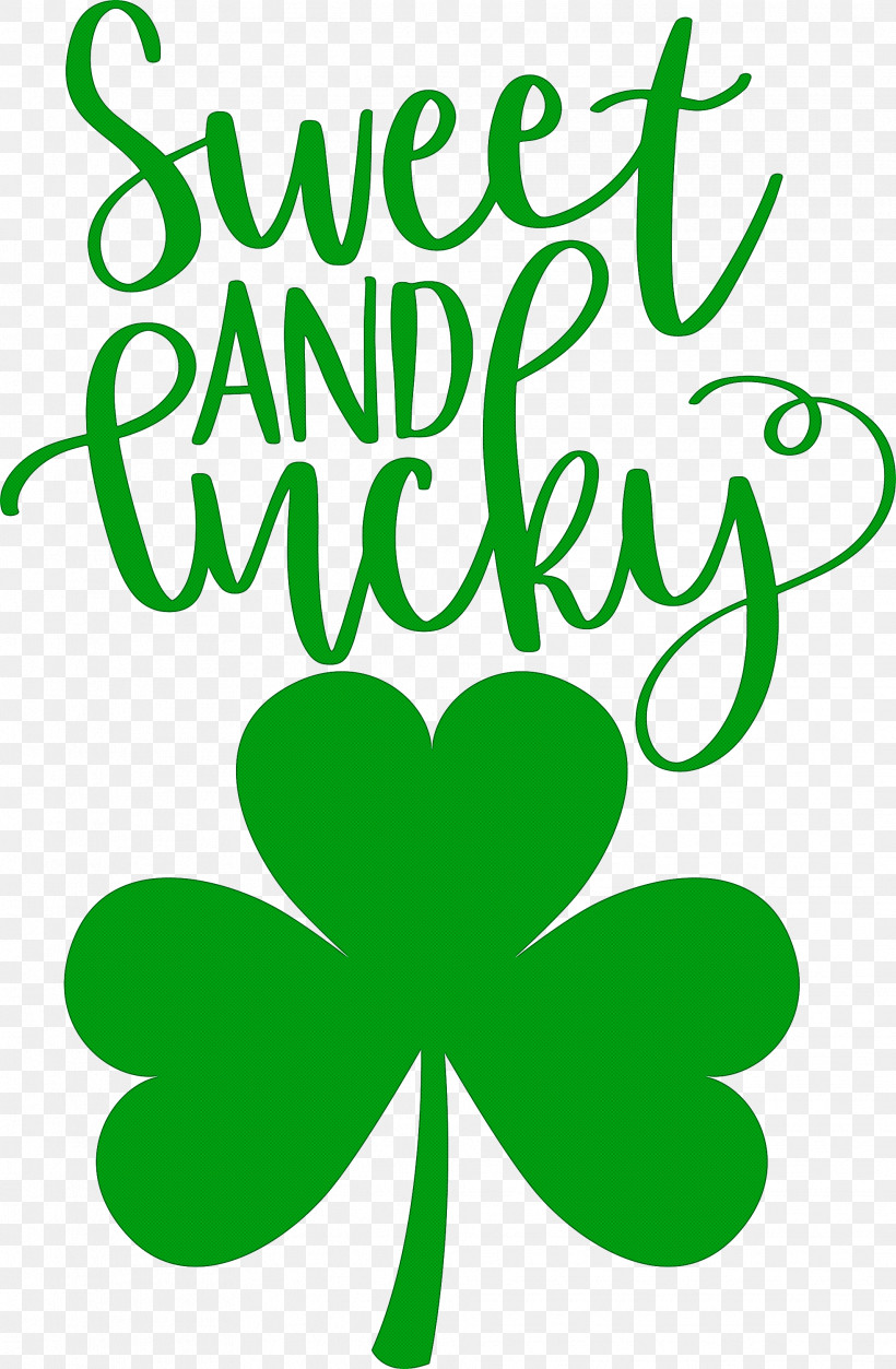 Sweet And Lucky St Patricks Day, PNG, 1963x3000px, St Patricks Day, Biology, Flower, Leaf, Plant Stem Download Free