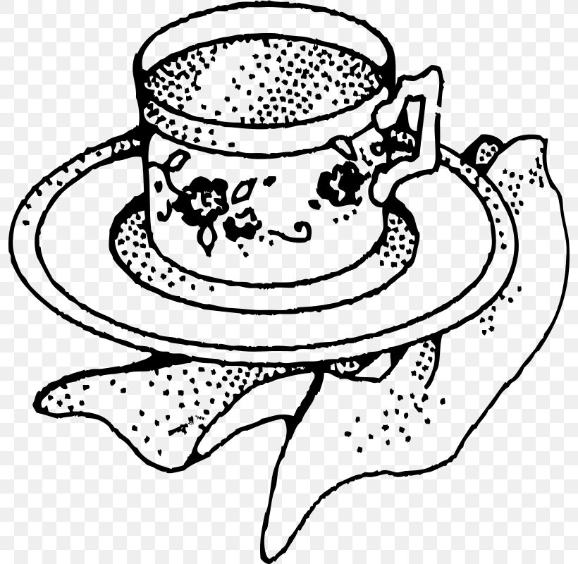 Teacup Coffee Clip Art, PNG, 797x800px, Tea, Art, Artwork, Biscuit, Black And White Download Free